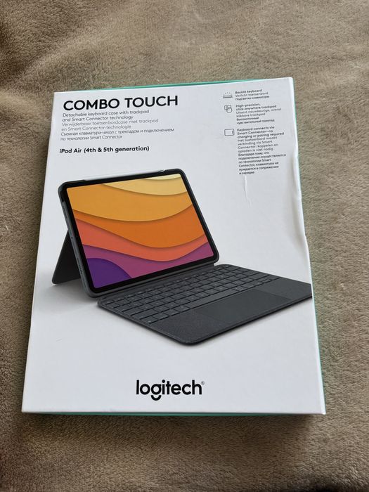 Калъф с клавиатура Logitech combo touch ipad air 4 &5 generation