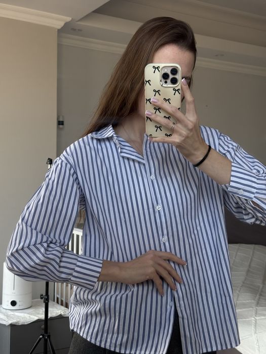 Рубашка в полоску классическая