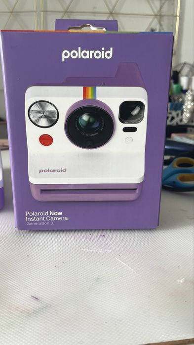 Фотоапарат Polaroid. С кутия и горанция.