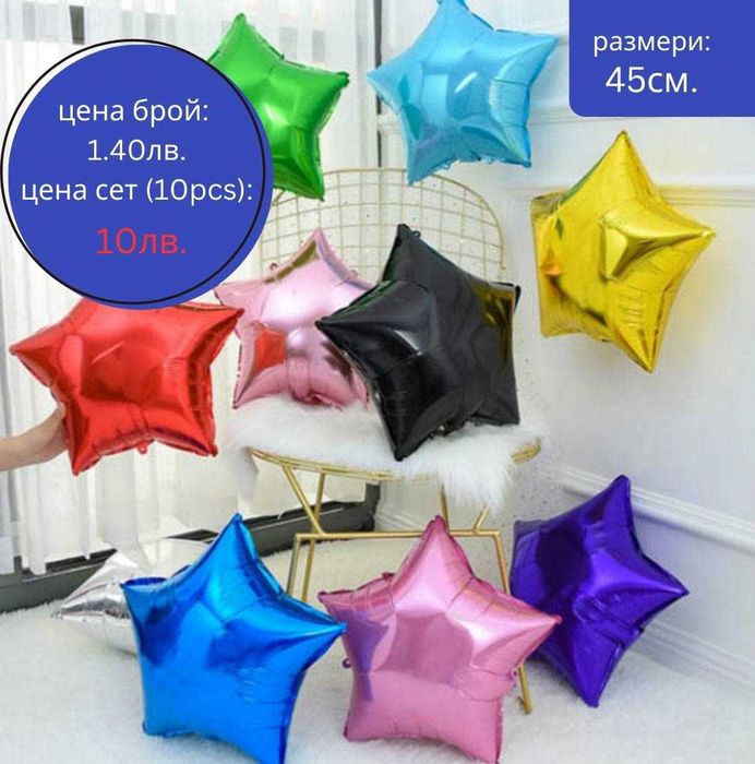 Фолиеви балони сетове ( рожден ден , кръщене, празници , украса )