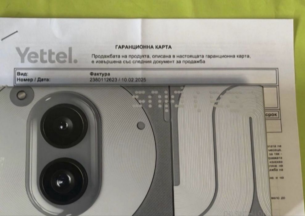 КАТО НОВ 256GB Nothing Phone 2A Plus 5G Гаранция Yettel 2028 Grey