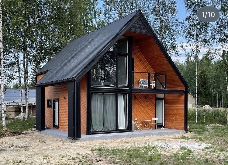 Casa modulara, Pe structura metalica , la cheie
