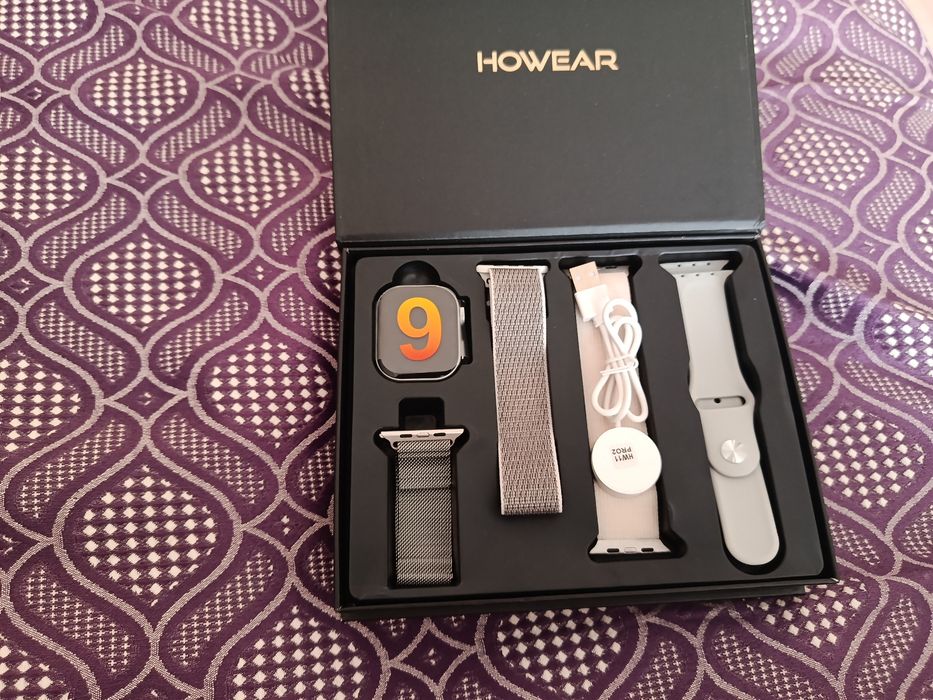 Смарт часы HOWEAR HW11 PRO2 + 4 ремешка (аналог Apple Watch) бу