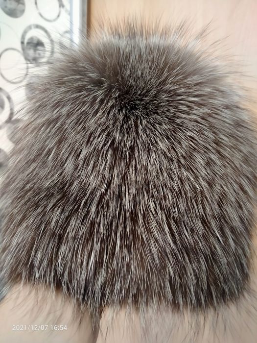 Шапка чернобурка