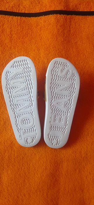 Slapi sandale tommy jeans hilfiger noi 40 41 26cm originali unisex