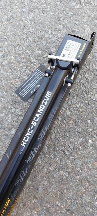 Tija de sa KCNC Ti Pro Lite SCANDIUM cu suruburi titan 30.9x400mm