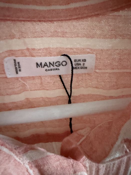 MANGO нова риза 100% памук