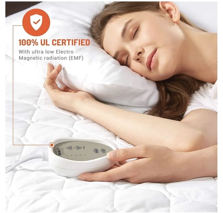 Topper electric Degrees of Comfort pentru saltea din SUA, dual control, consum redus, ca nou