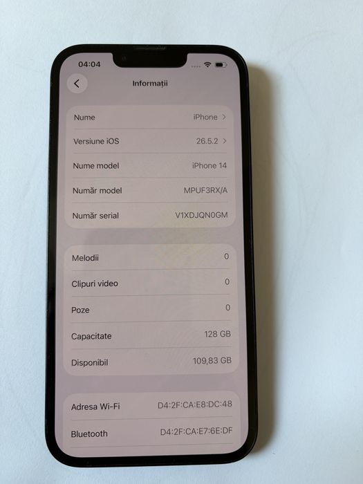 De vanzare Iphone 14 128gb