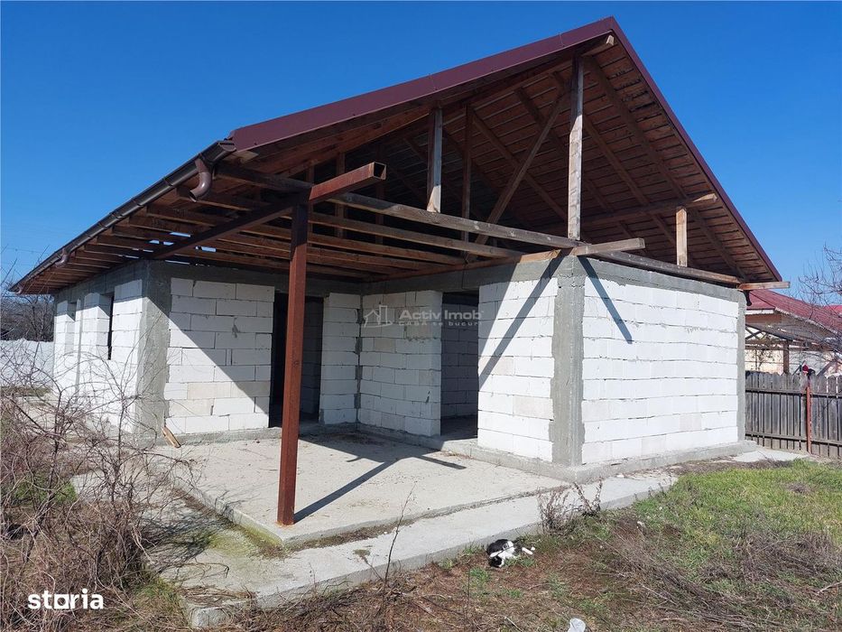 Casa tip Parter, 100 mp, teren 860 mp, comuna Galbenu