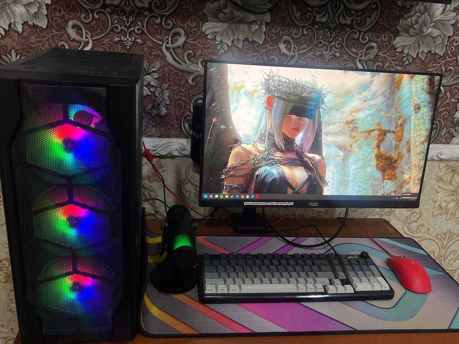 Игровой ПК Комплект (i5-10400 /RTX 2070/ 16GB /Монитор 144Hz+Девайсы