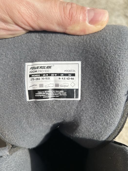 Ролери POWERSLIDE ZOOM PRO 100 , размер EU43-44
