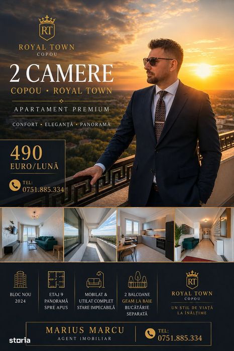 2 camere Royal Town 490 euro