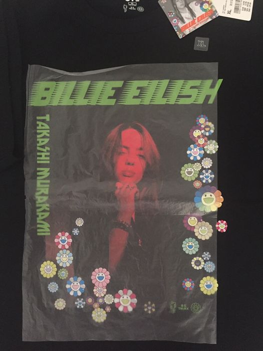 Tricou Uniqlo x Takashi Murakami x Billi Eilish