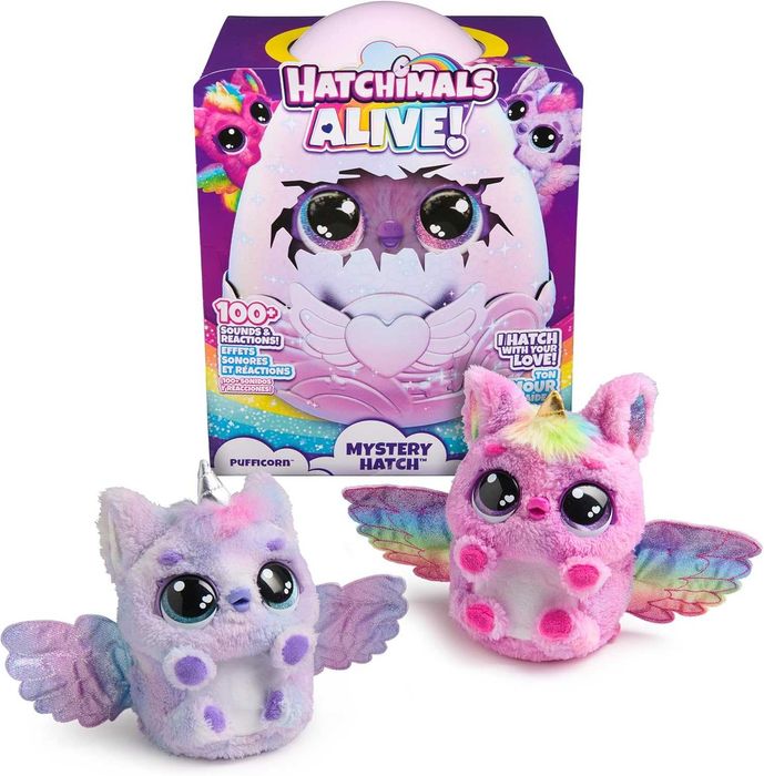 Интерактивная игрушка-сюрприз Hatchimals Alive Mystery Hatch Pufficorn