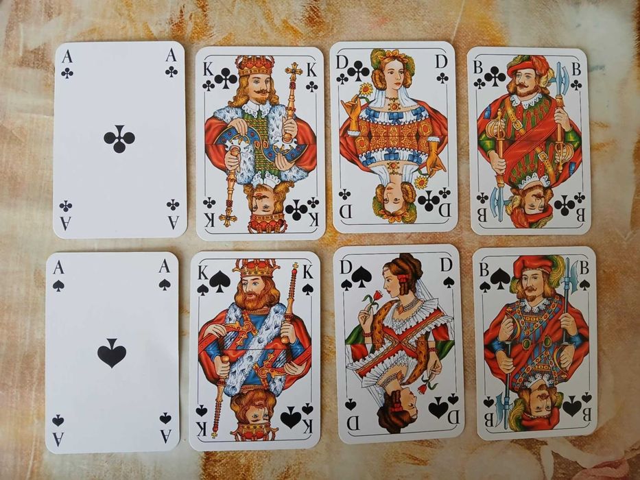 Стари карти за игра, оригинални немски