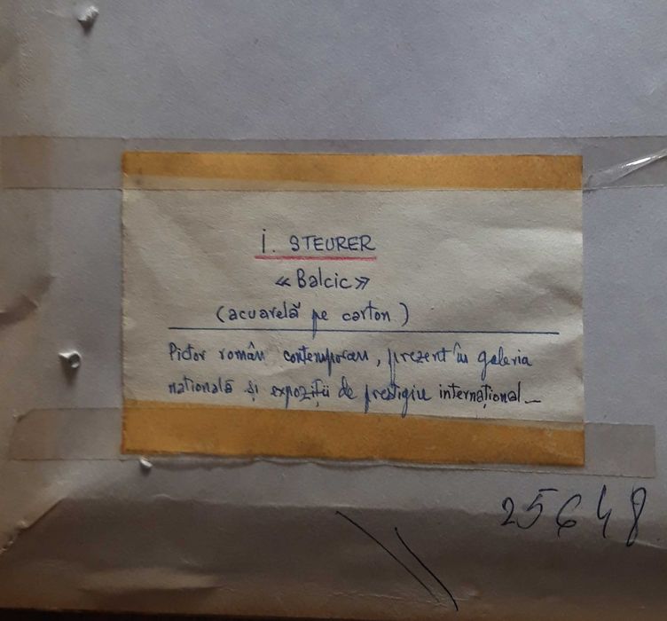 Tablou in acuarela de Iosif Steurer