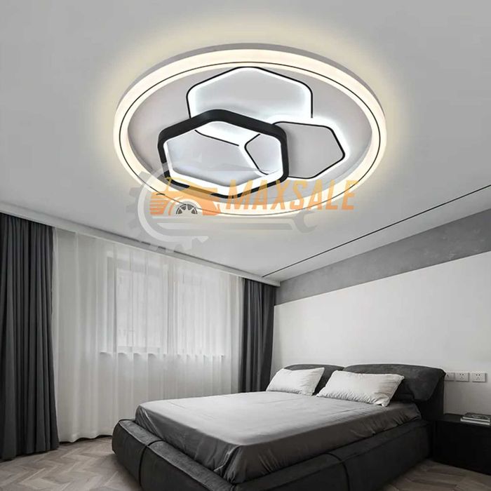 LED лампа таванна абажур стена плафониера 80W полилей за дома ромб