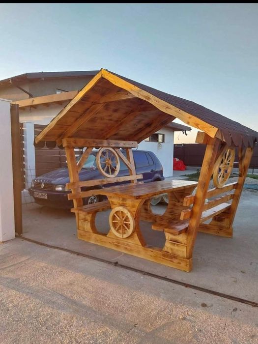 Foișor și leagăne rustice model pergola!