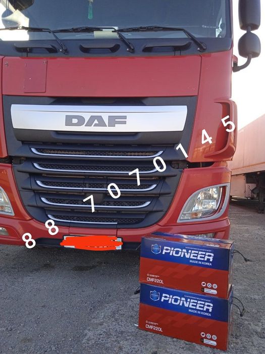 Akumlyator Daf mers volvo Man Izusu Fura dastavka 190ah 225ah 240ah