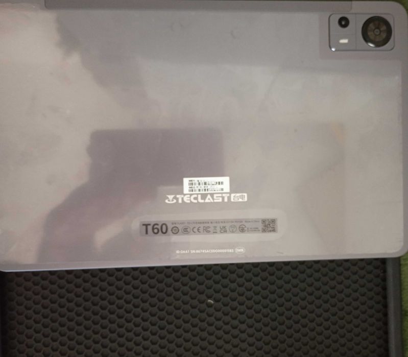Чисто нов таблет Teclast T60–12" 2K IPS, 8GB RAM, 256GB, WiFi/LTE, сив