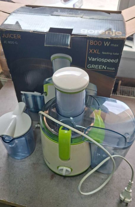 Storcator fructe si legume Gorenje JC800G Variospeed Green