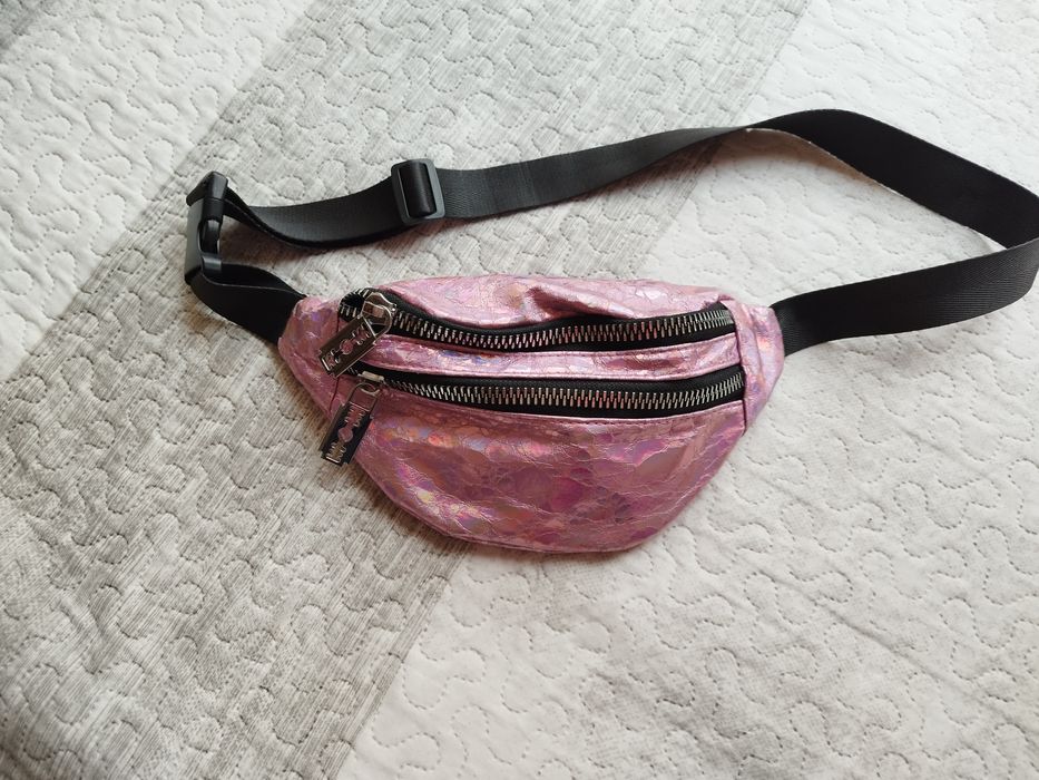 Дамски бъбрек    розов металик