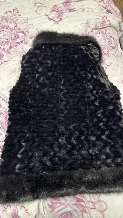 Vesta blana artificiala 44