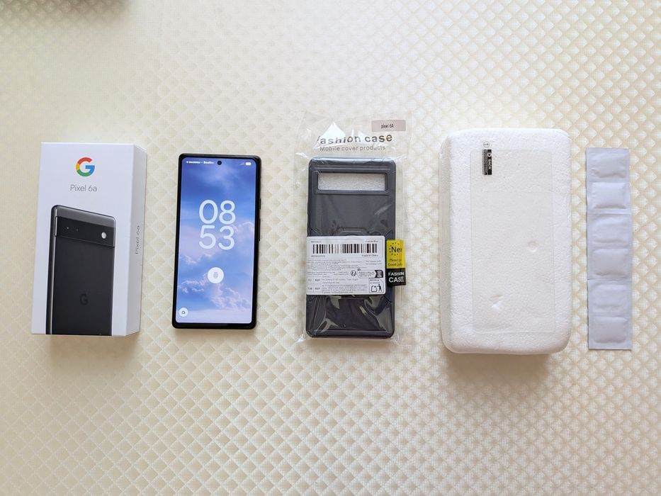 Google pixel 6A Мобила огонь камера