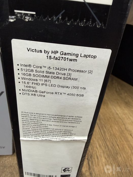 Victus by HP Gaming Laptop 15-fa2701wm