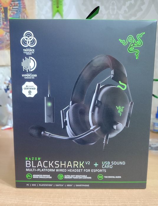 Razer Blackshark V2 + USB Sound Card