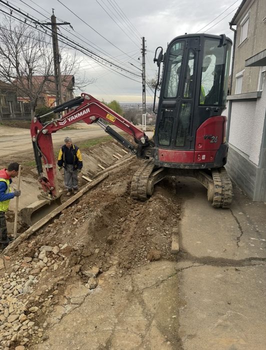 Inchiriat inchiriez miniexcavator picon bobcat basculabila etc