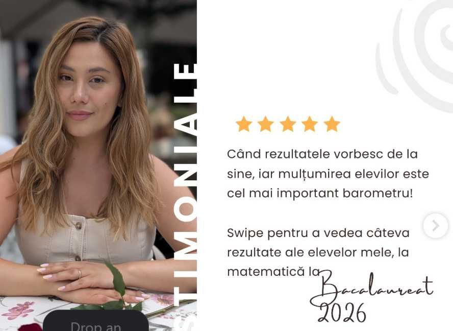 Meditatii 1 la 1 matematica