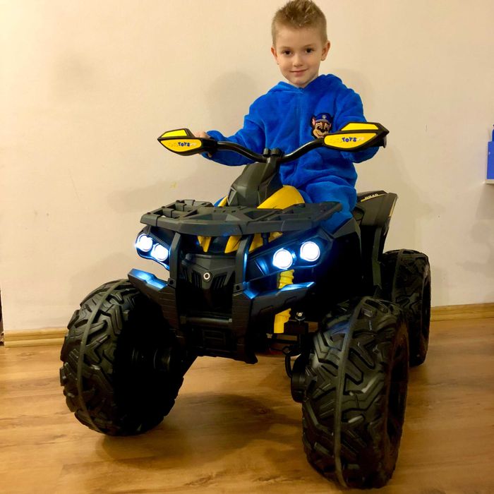 ATV electric pentru copii 4 x 4 QLS-3288 negru, factura, garantie