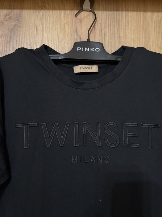 Twinset кожена чанта