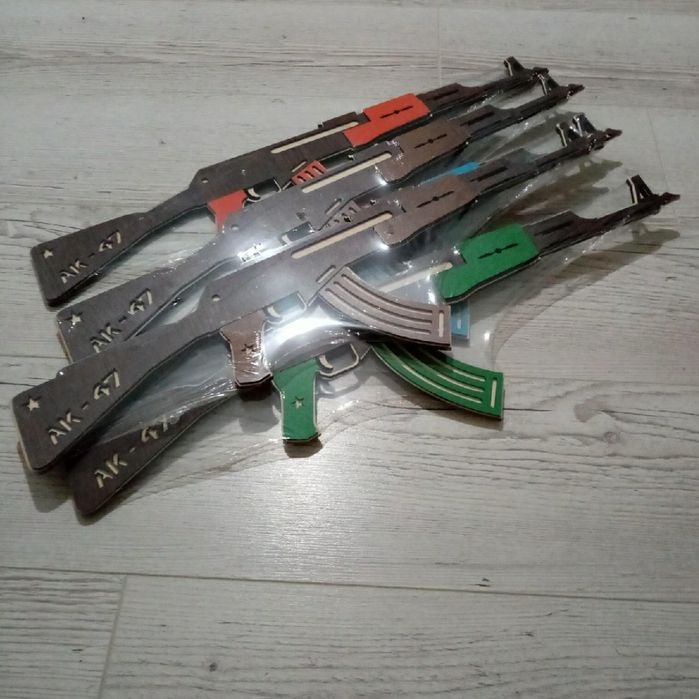 Автомат АК-47 деревянная игрушка