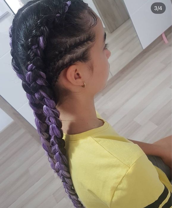 Impletituri cu extensii- cornrows, box braids- PRET ACCESIBIL