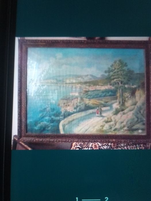 Vând foarte convenabil un tablou cu rama pictura peisaj natura