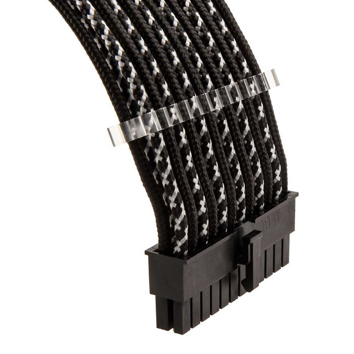 Комплект плетени кабели за захранване Черни Червени Бели или Сини