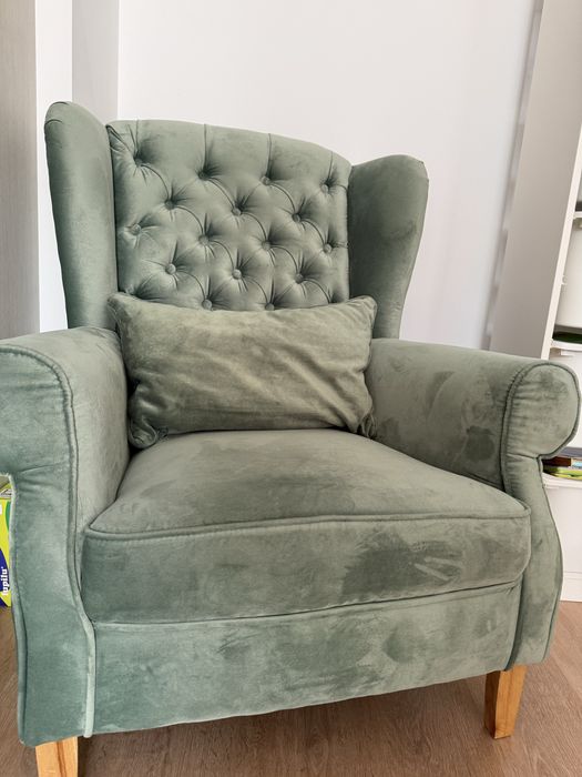 Canapea + fotoliu Chesterfield