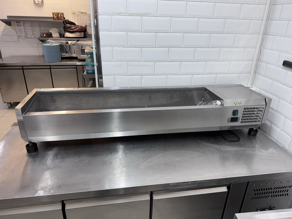 Vitrina rece inox 1.5 m Salad bar  – defect