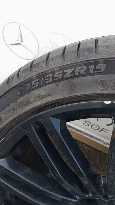 Jante originale BMW Seria 5 G30/G31 2 latimi 275/35/R19 si 245/40/R19