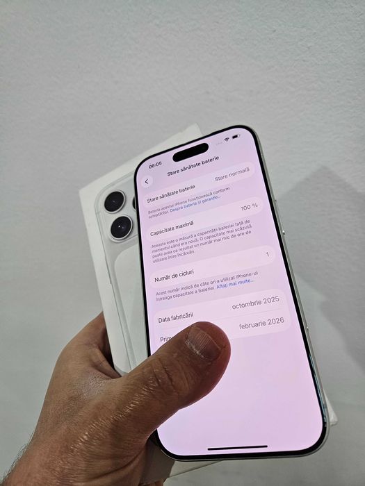 Iphone 17 Pro, 1 Tb, neverlock, 1 ciclu la cutie.