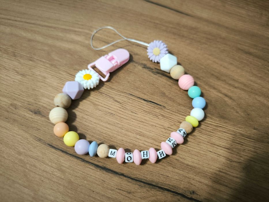 Силиконов клипс за биберон или гризалка