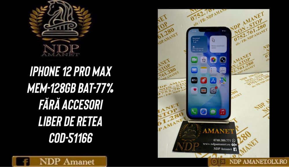 NDP Amanet Braila Iphone 12 Pro Max 128gb (51166)