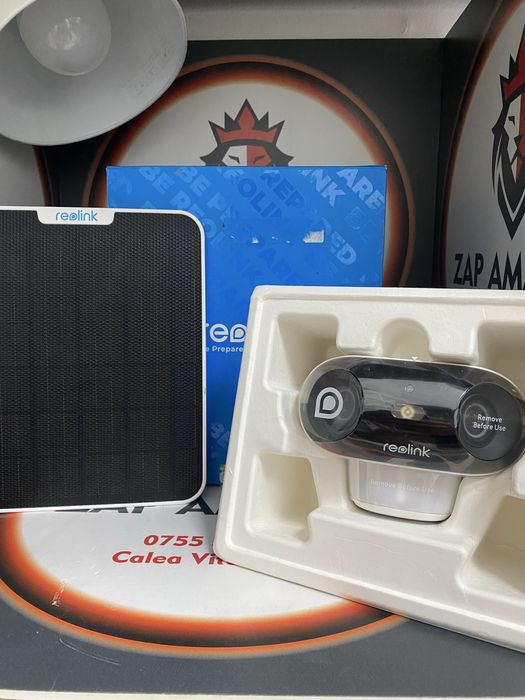 ZAP AMANET Vitan - Camera supraveghere - Reolink Argus cu panou solar