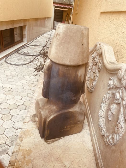 Statueta din ceramica stil Moai