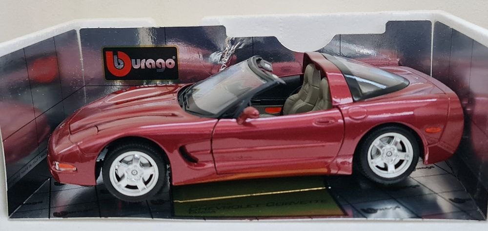 BMW M Roadster CHEVROLET CORVETTE Targa Bburago  1.18