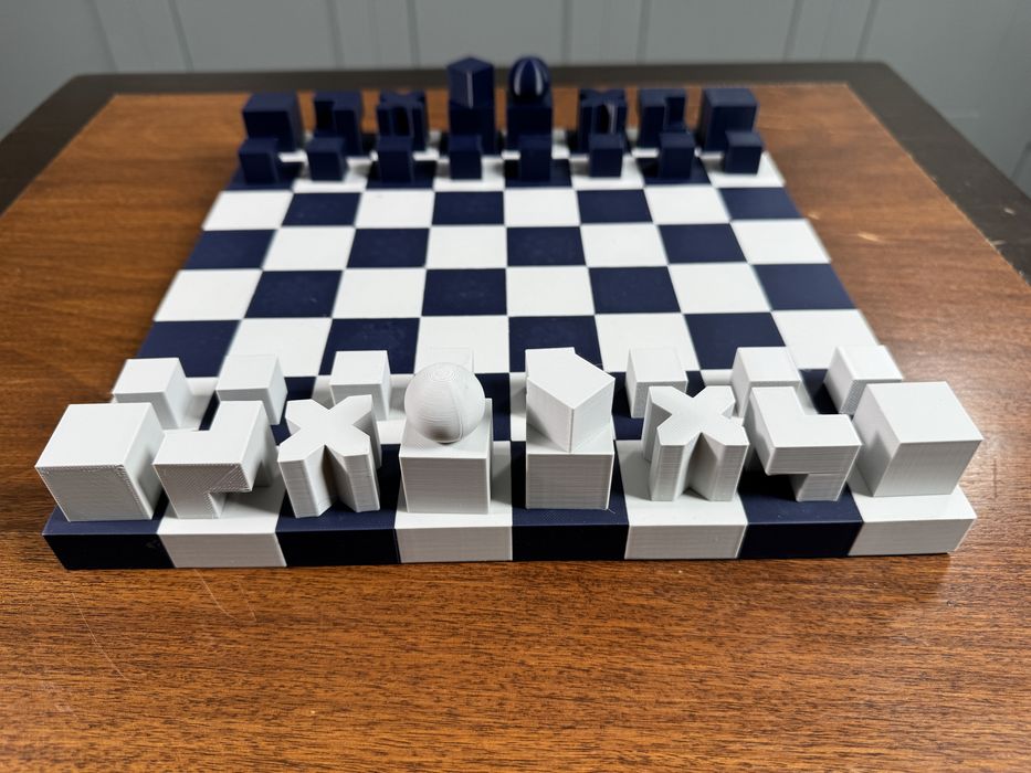 Шахмат в стил Bauhaus КК012