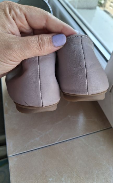 Pantofi Ecco roz prafuit
